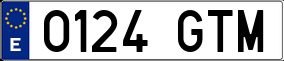 Truck License Plate
